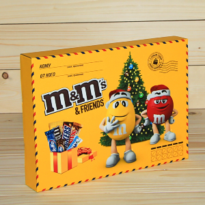Дом с окошками M&Ms c весом набора 249 гр. и количеством сладостей 15 шт. в Томске